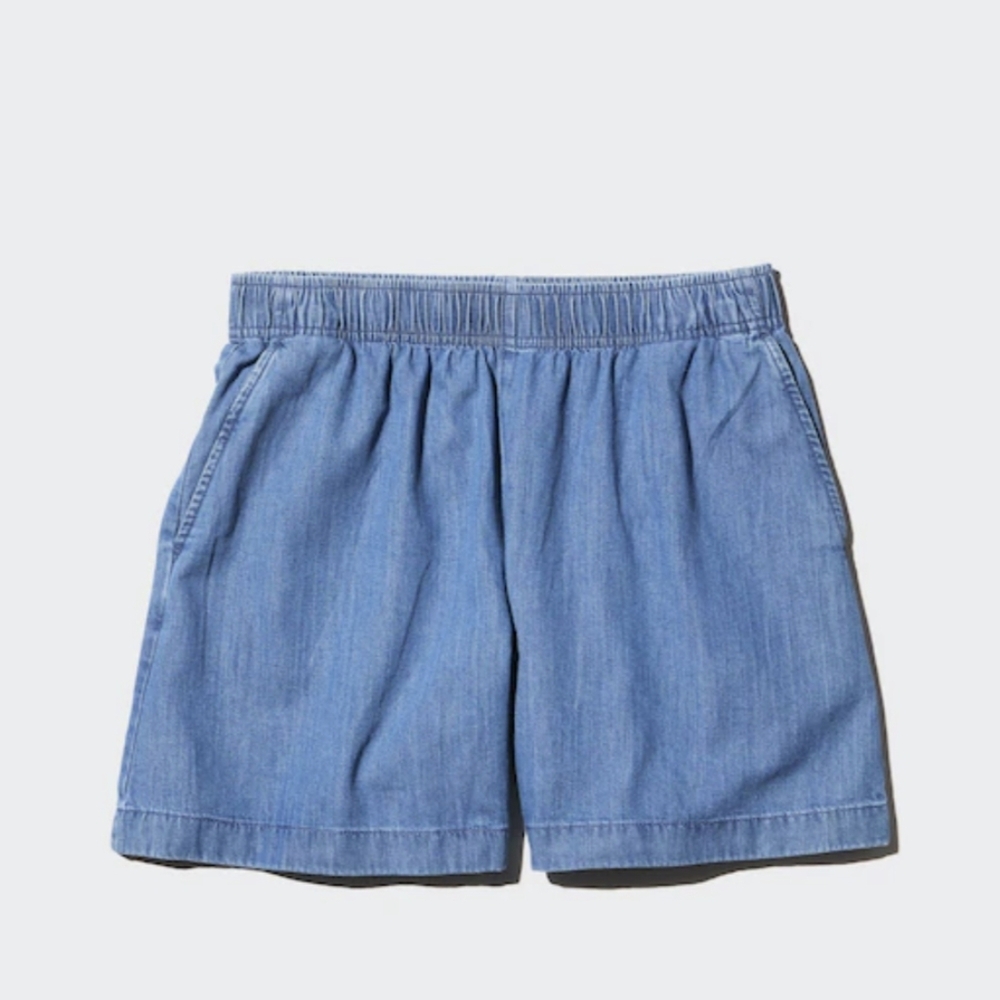 Uniqlo Cotton Easy Shorts Dark Denim